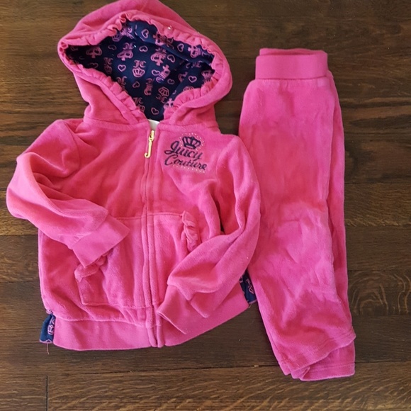 baby girl juicy couture tracksuit